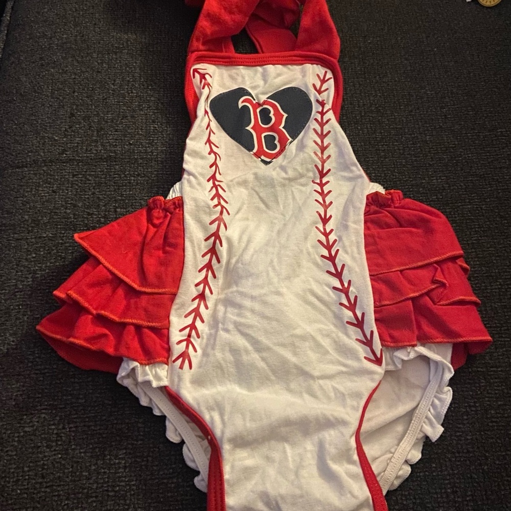 Baby Girls Red Sox outfit